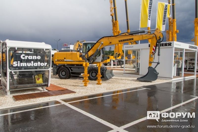 Симулятор крана на стенде Либхерр (Liebherr)
