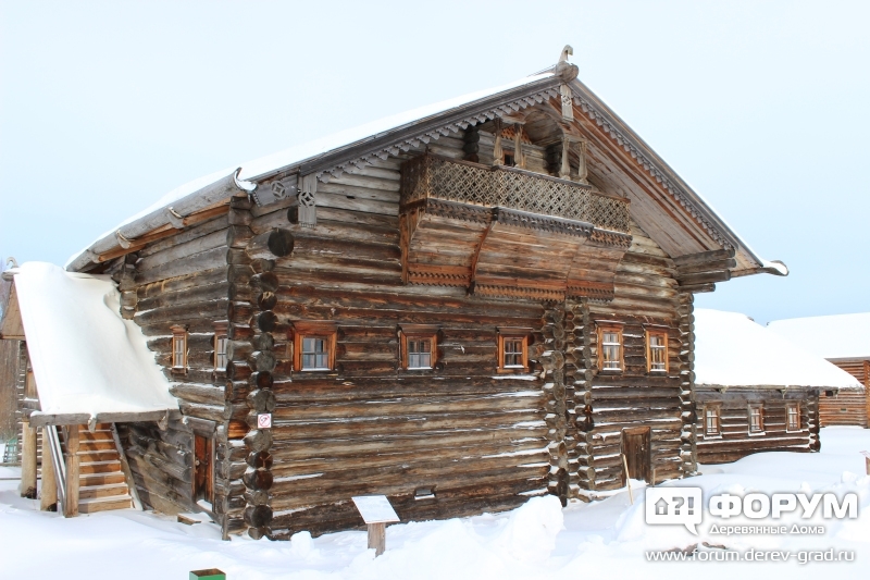 Вид русской избы