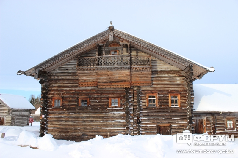 Фасад русской избы