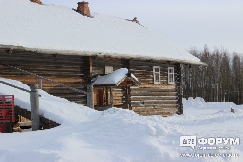 Заезд для грузов в избу