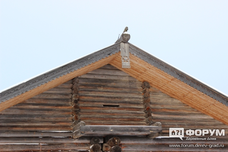 Охлупень в избе