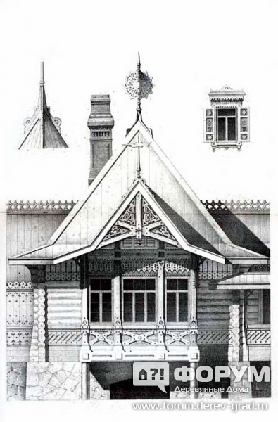 Крыльцо загородного дома