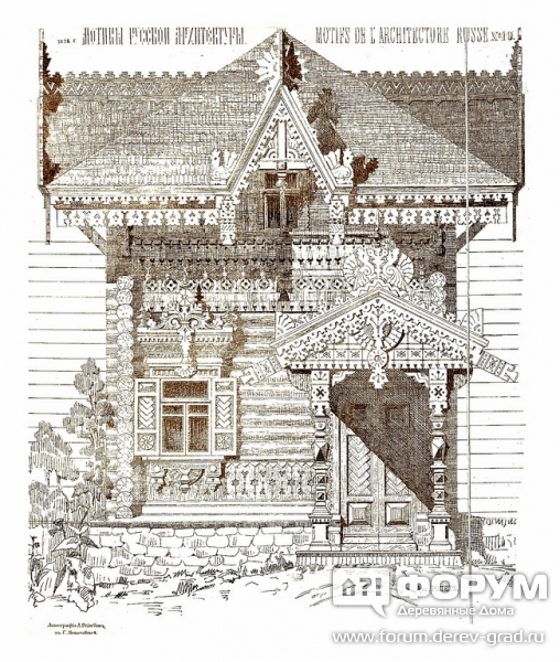 Загородный дом из бревна