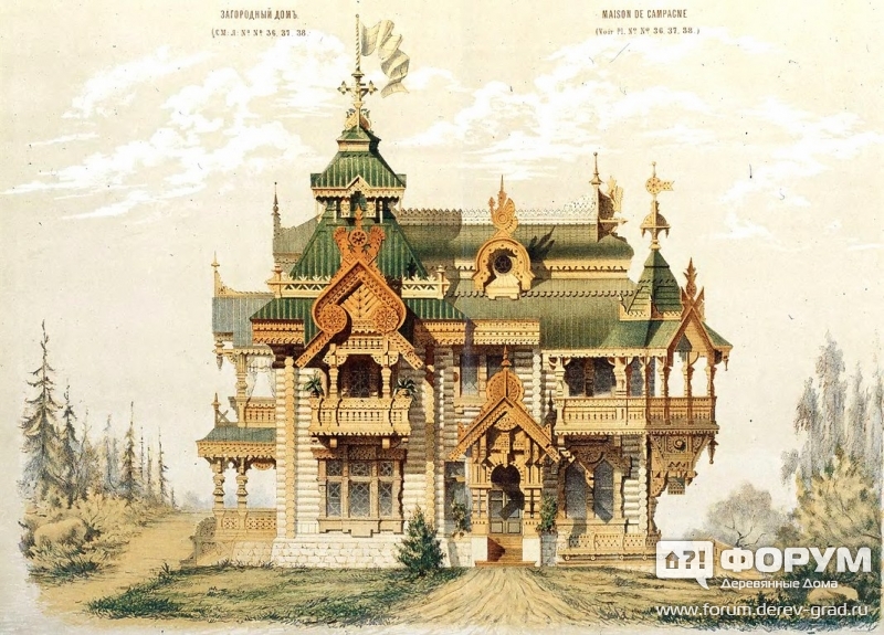 проекты домов 19 века
