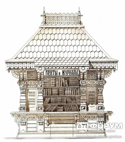 Киоск для продажи газет и журналов