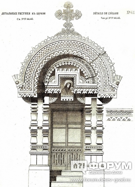 Крыльцо сельской церкви