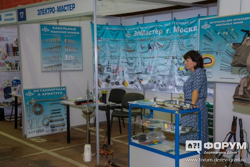 Гендиректор Компании Электро-Мастер на выставке Современный дом