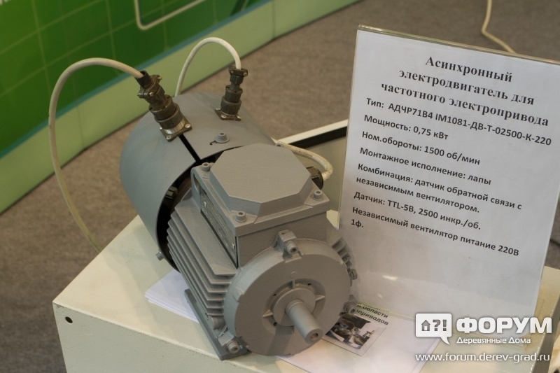 Асинхронный электродвигатель для частотного электропривода