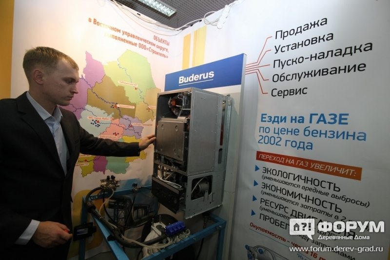 Газовый котел от компании "Строитель"