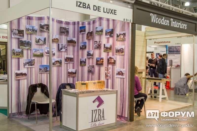 Дома из клееного бруса от компании Izba de luxe (Изба де люкс)
