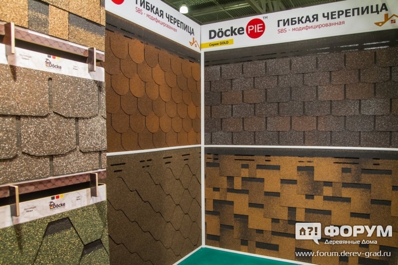 Гибкая черепица Docke (Деке)