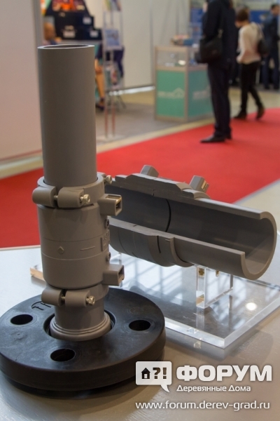 Макет соединения трубопровода от компании Термафлекс (thermaflex)