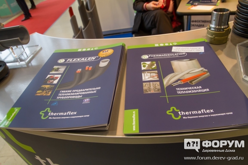 Макет соединения трубопровода от компании Термафлекс (thermaflex)