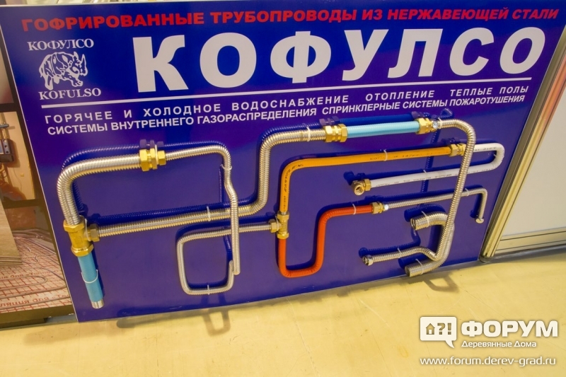 Гофрированные трубопроводы "Кофулсо"