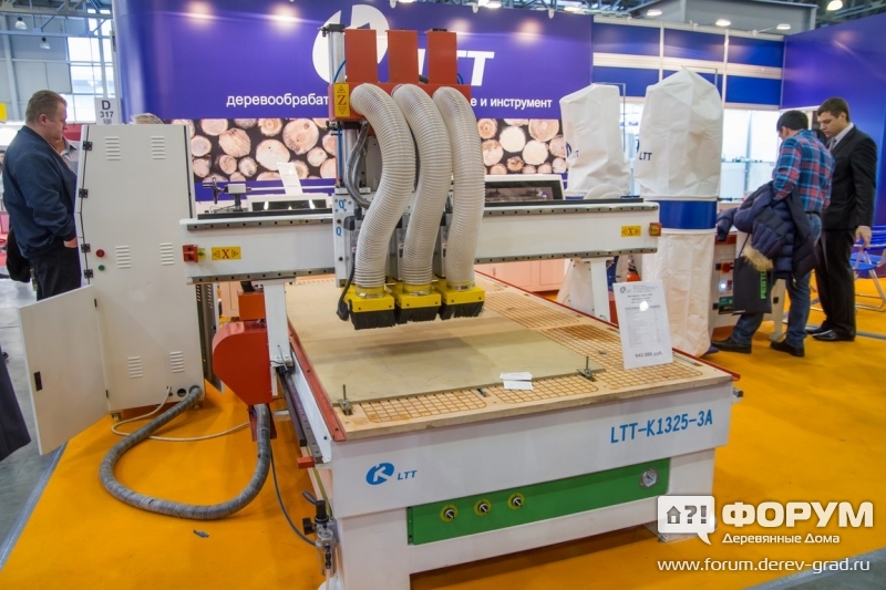 Фрезерный станок с ЧПУ трехшпиндельный LTT-K1325-3A