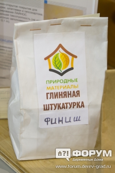 Глиняная штукатурка финишная