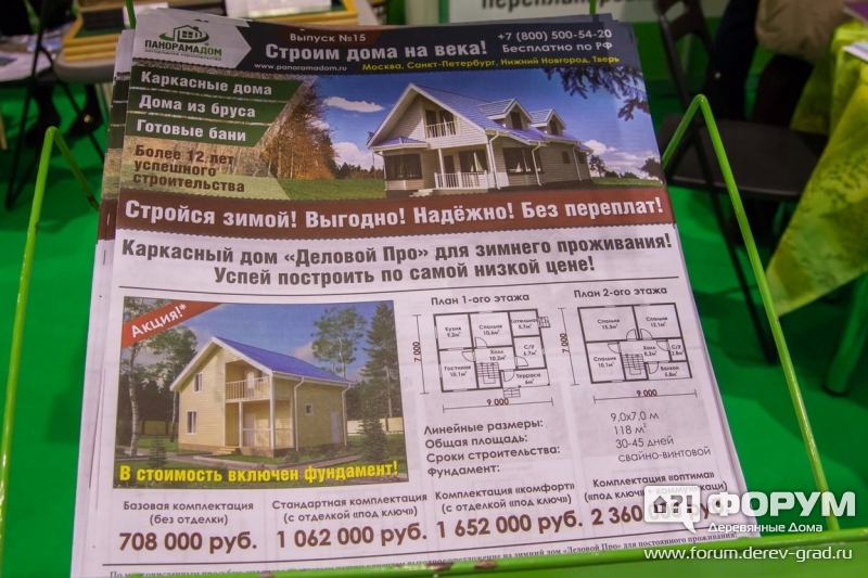 Проекты домов компании "Панорама дом"