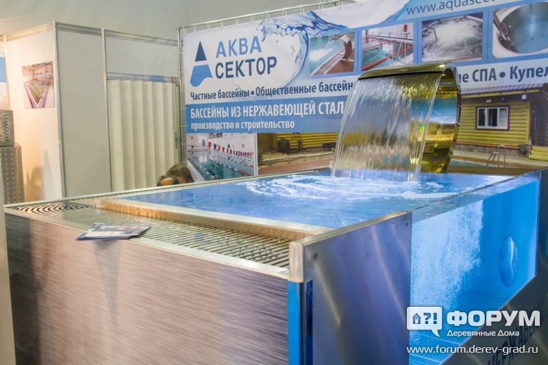 Бассейны из нержавеющей стали от компании АкваСектор