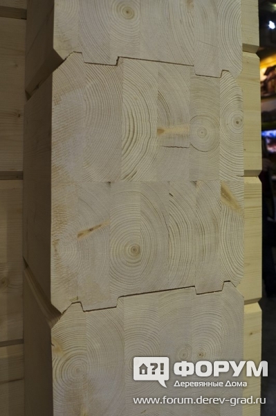 Клееный брус компании Holz House