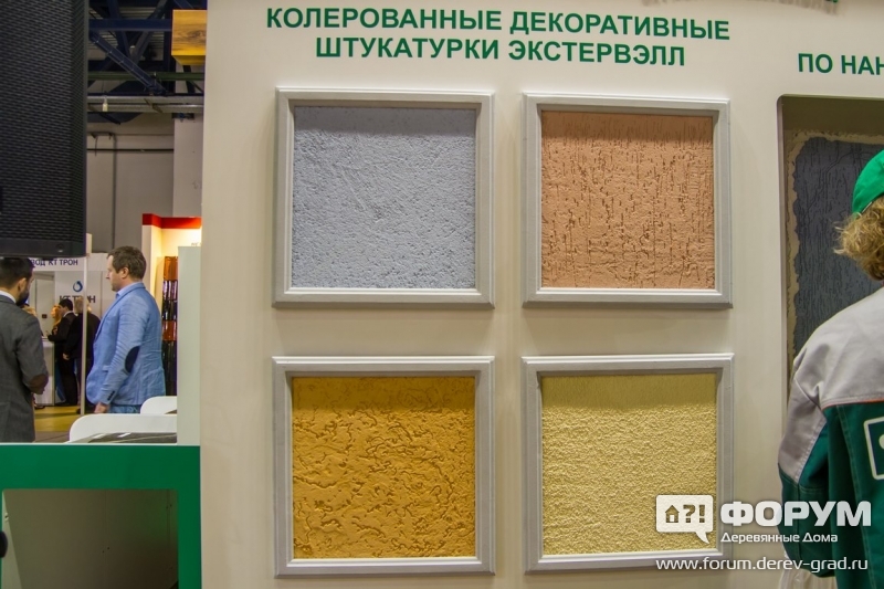 Колерованные декоративные штукатурки Экстервэлл