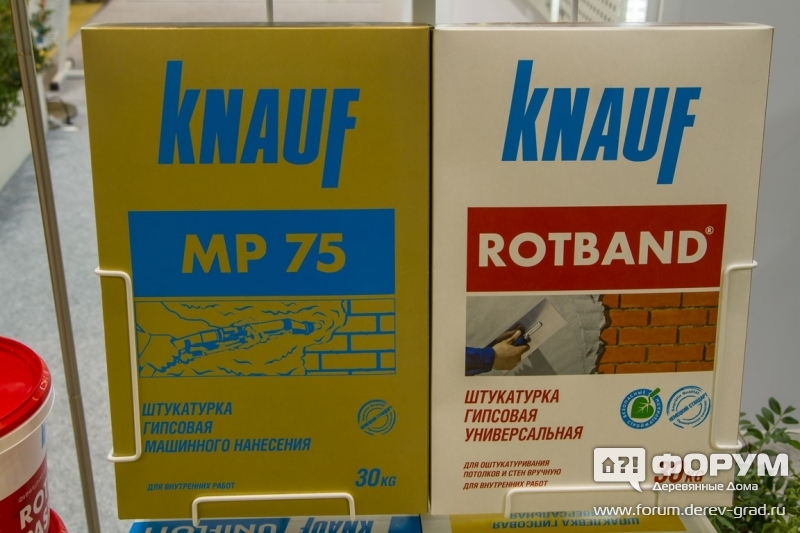 Штукатурка гипсовая компании knauf (кнауф)