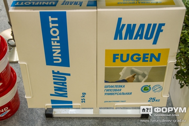Шпаклевка гипсовая универсальная компании knauf (кнауф)