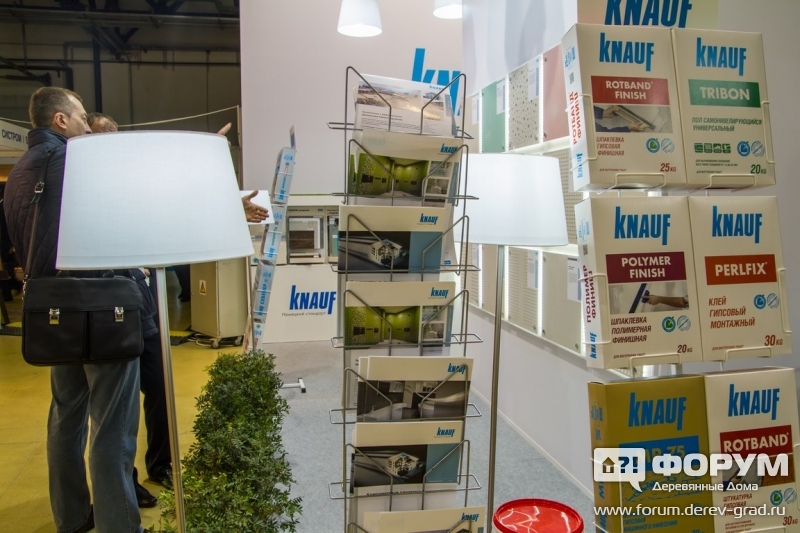 Сухие строительные смеси компании knauf (кнауф)