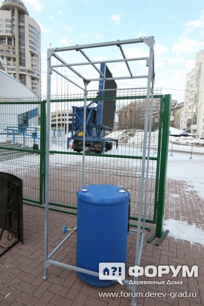 Бочку для полива с арматурой для монтажа предлагает компания Техноковка