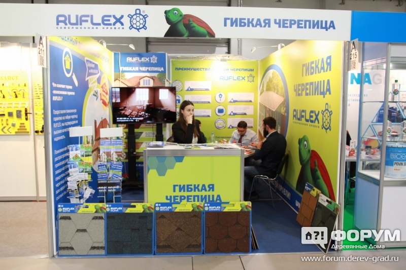 Гибкая черепица RUFLEX (руфлекс)