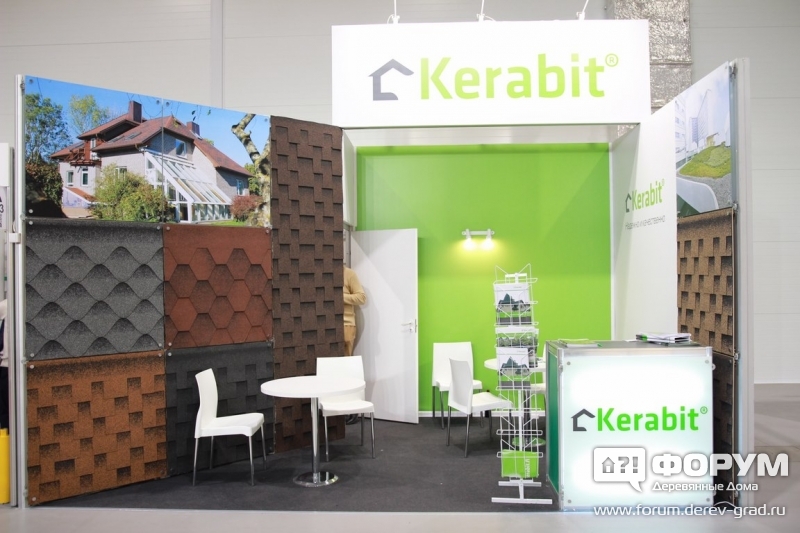 Мягкая черепица компании KERABIT (Керабит)
