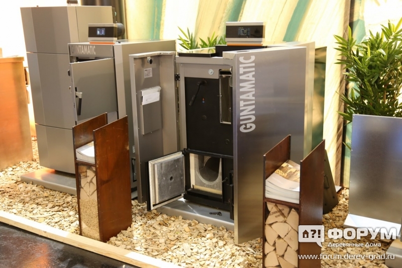 Отопительные котлы на деревянном топливе отГунтаматик (Guntamatic)