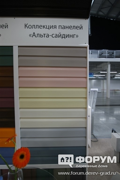 Коллекция панелей Альта-сайдинг от компании Вееро