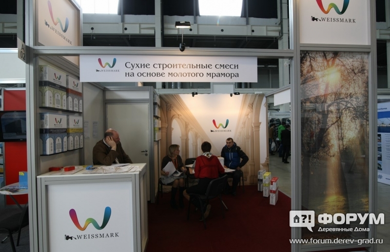 Сухие строительные смеси и наливной пол на основе молотого мрамора Weissmark (вейсмарк)