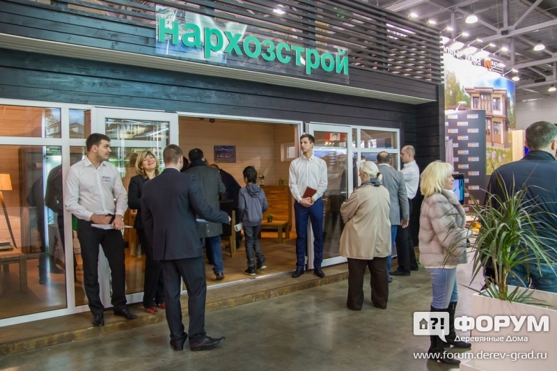 Дома из клеенного бруса от компании Нархозстрой