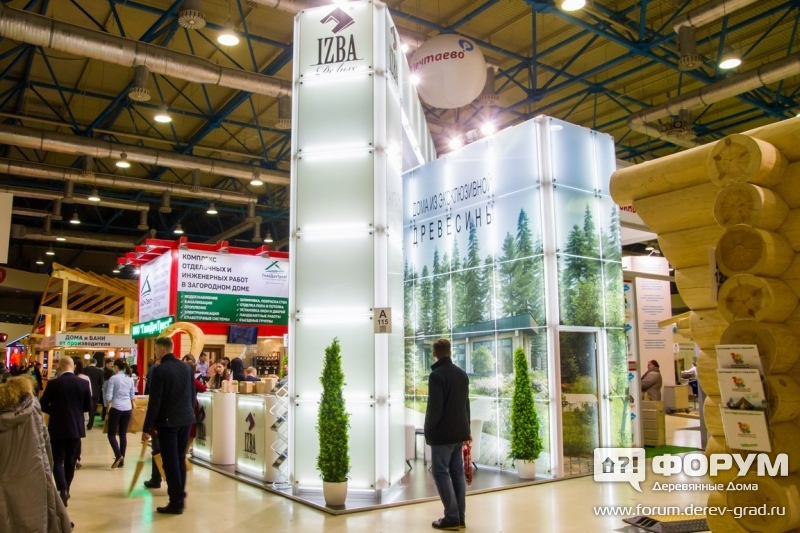 Дома из эксклюзивной древесины от компании Izba de luxe (Изба дэ люкс)