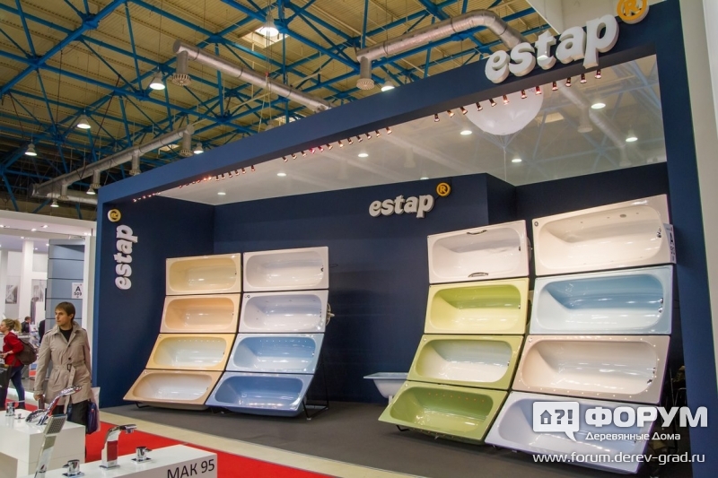 Стальные эмалированные ванны от компании estap (Естап)