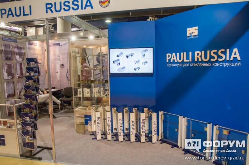 Фурнитура для стеклянных конструкций от компании Pauli Russia (Паули Россия)