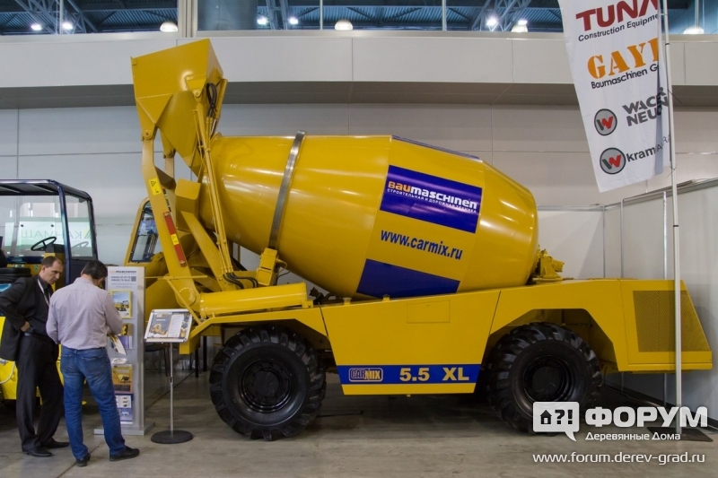 Бетоносмеситель с самозагрузкой "Carmix 5.5 XL" (Кармикс 5.5 XL)