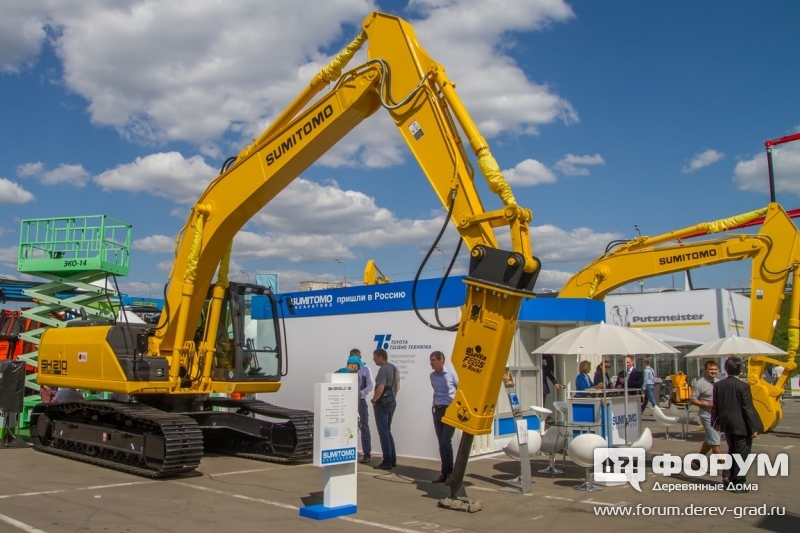 Гусеничный экскаватор Sumitomo SH210LC-5 (Сумитомо ЭсЭйч210ЭлСи-5)