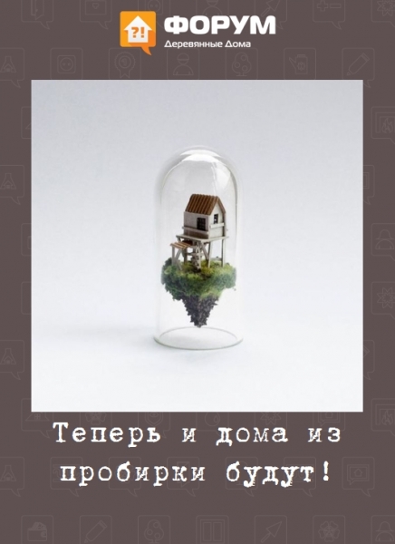 Теперь и дома из пробирки будут!