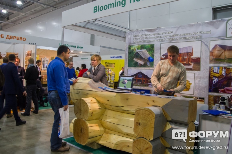 Рубленные дома от компании Blooming House (Блуминг Хаус)