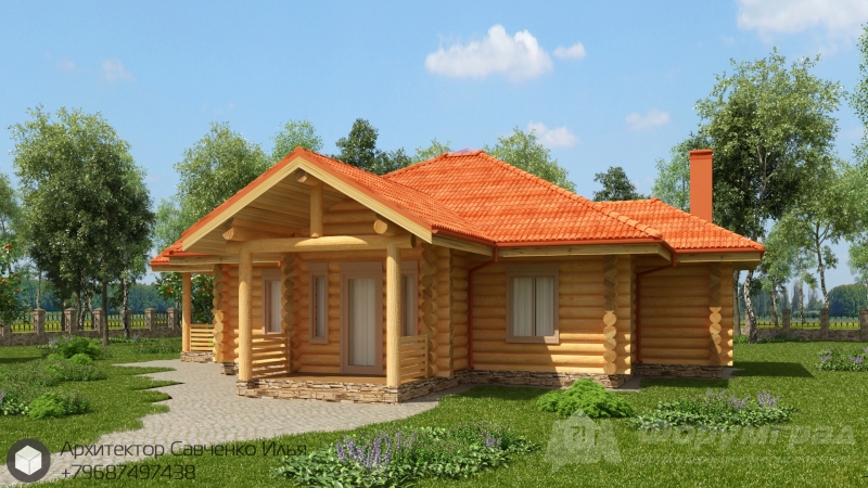 Оцилиндрованный дом