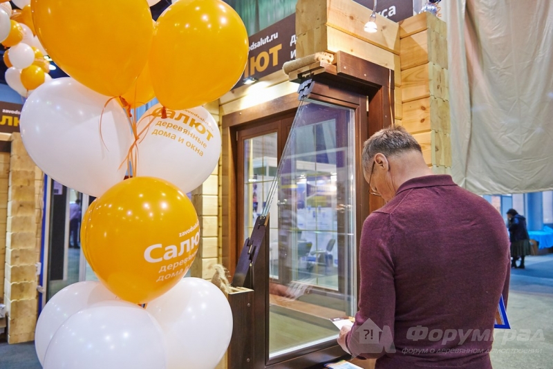 Деревянные окна от компании Салют