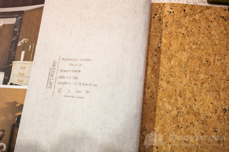 Отделочный материал из пробки от компании G&L Cork String Paper Weave (Корк Пайпе Веа) (2)