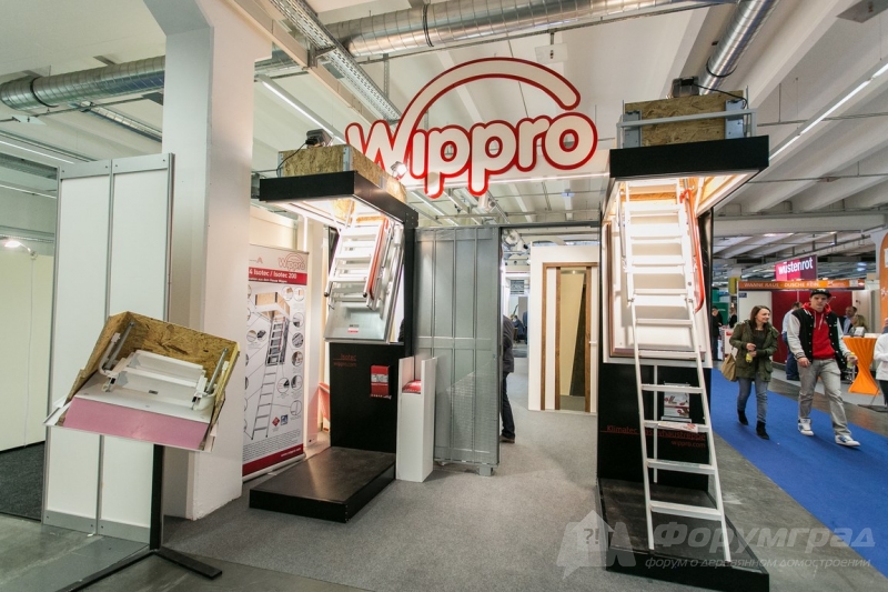 Раздвижные лестницы компании wippro(Випро)