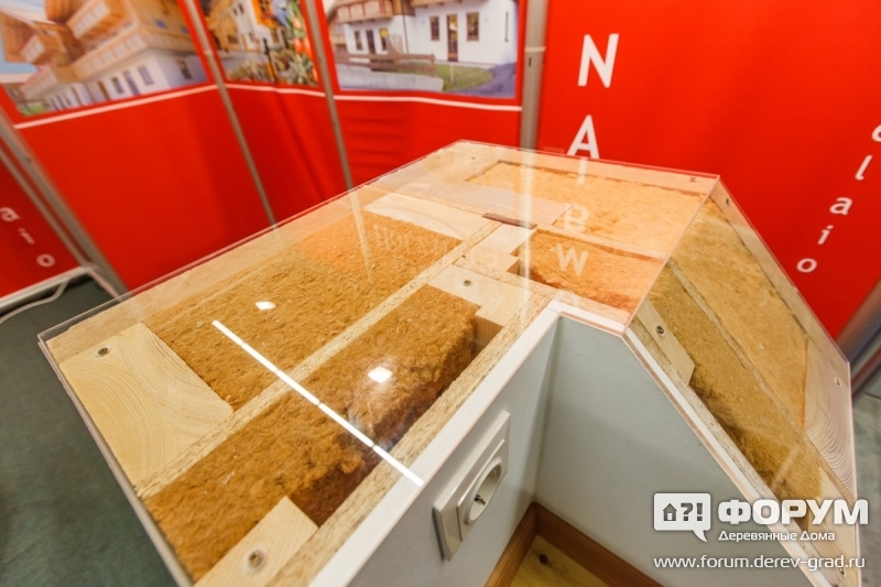0117 Срез угла дома компании Tiroler Holzhaus
