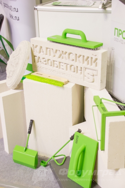 Неординарный стенд завода Калужский газобетон