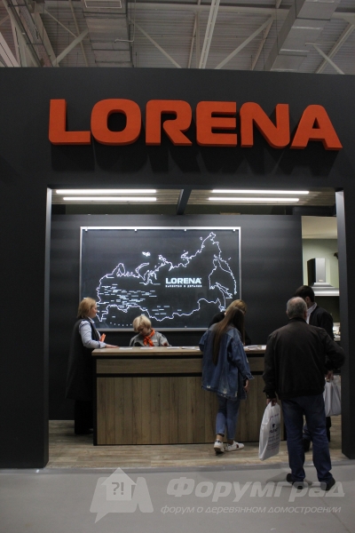 Дизайнерский стенд мебельной фабрики LORENA (ЛОРЕНА)