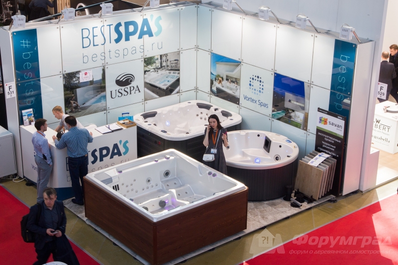 Качественные мини бассейны SPA на столичной выставке MosBuild 2018