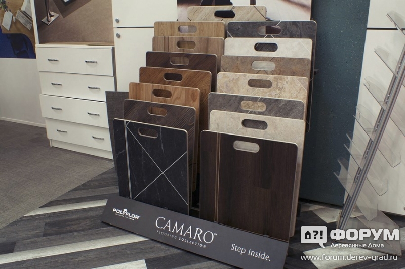 Ассортимент напольных покрытий Polyflor